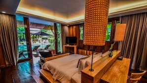Deluxe Villa, 1 King Bed, Pool Access | 1 bedroom, in-room safe, desk, blackout curtains - The Nine Thipthara Klongson Resort (Krabi)