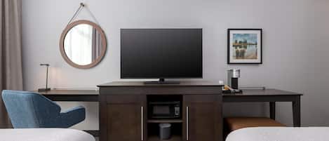In-room safe, desk, laptop workspace, cribs (surcharge)