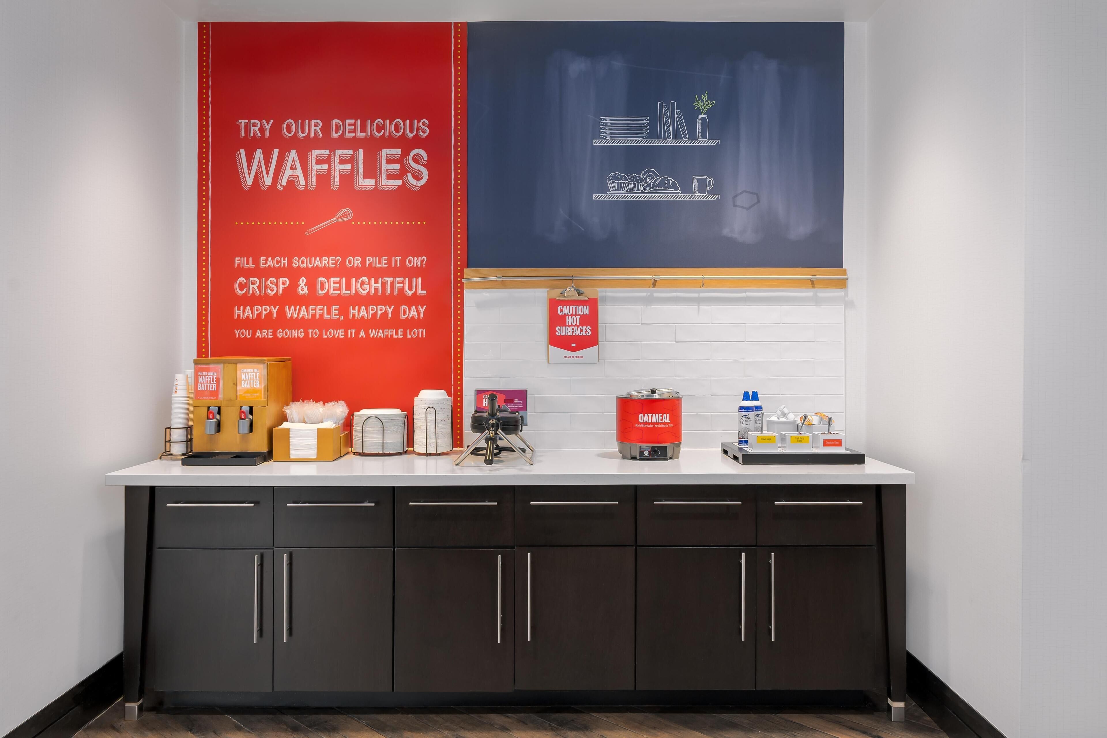 Free daily on-the-go breakfast