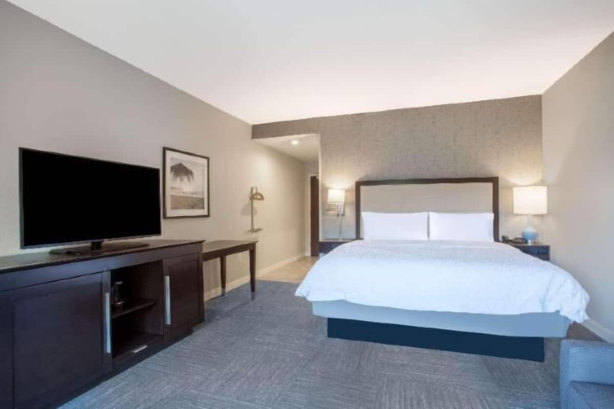 Premium bedding, down comforters, pillowtop beds, in-room safe