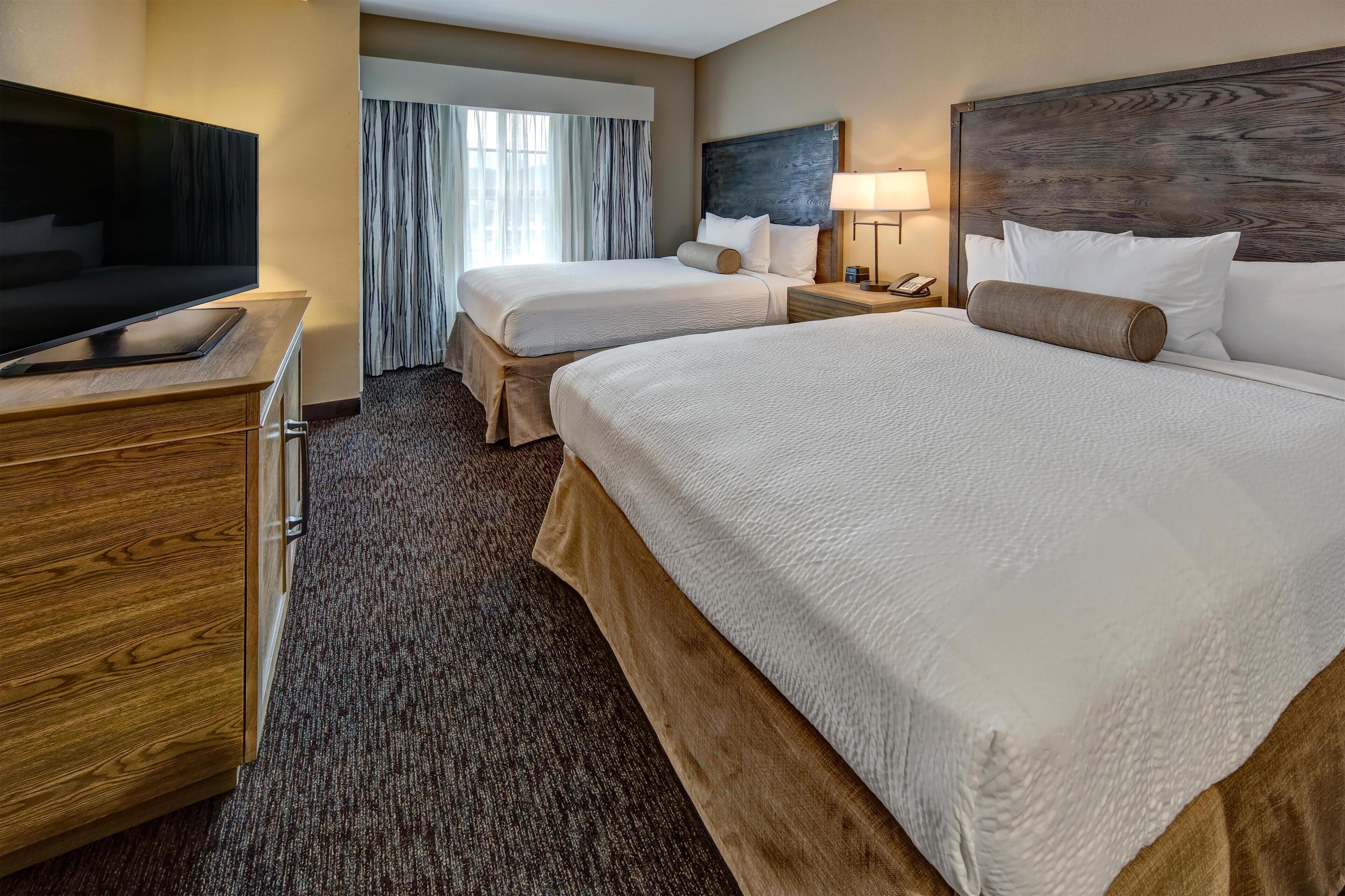 Junior Suite, Multiple Beds | Premium bedding, blackout drapes, iron/ironing board
