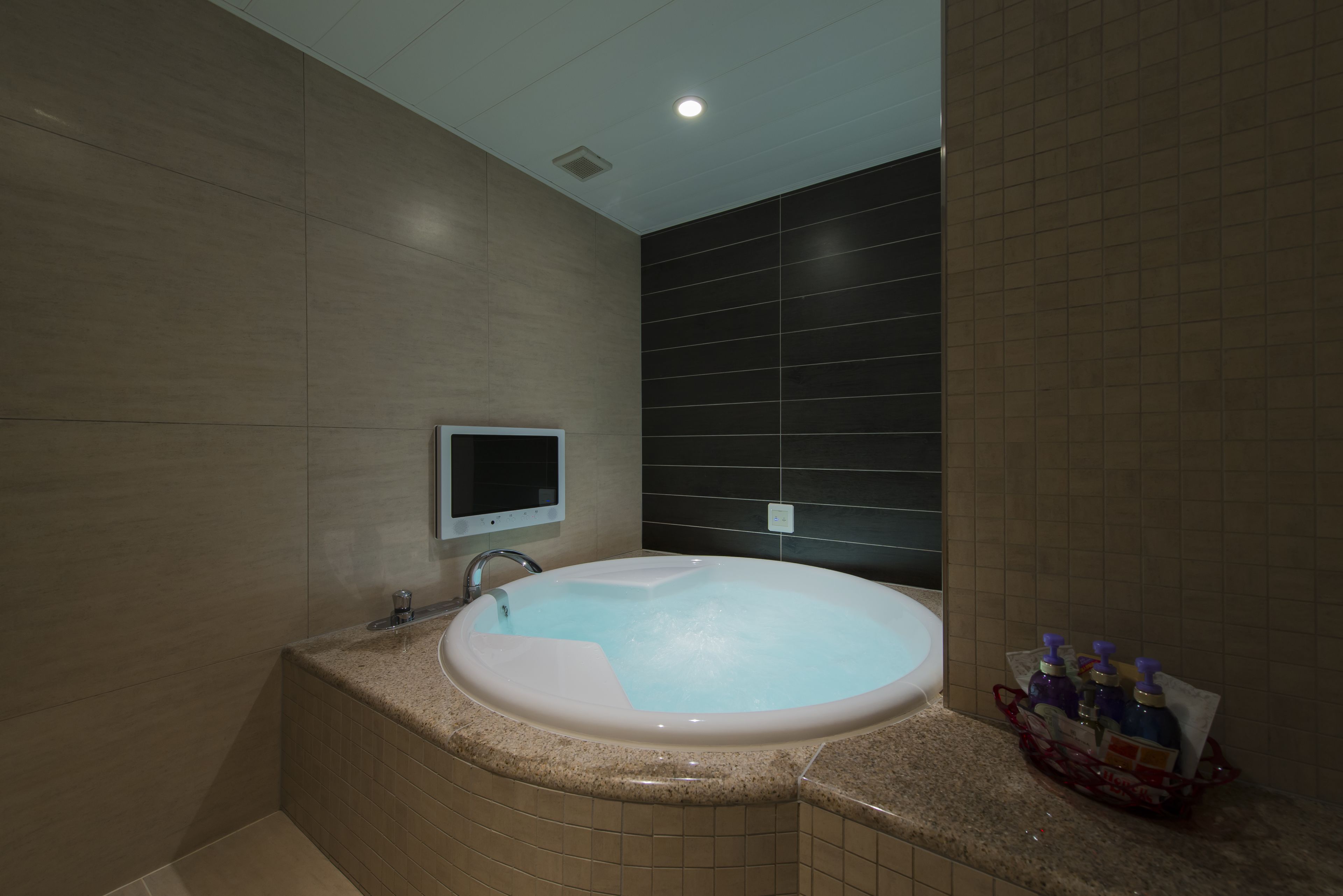 superior room | bathroom | separate bathtub and shower, jetted bath, free toiletries, hair dryer
