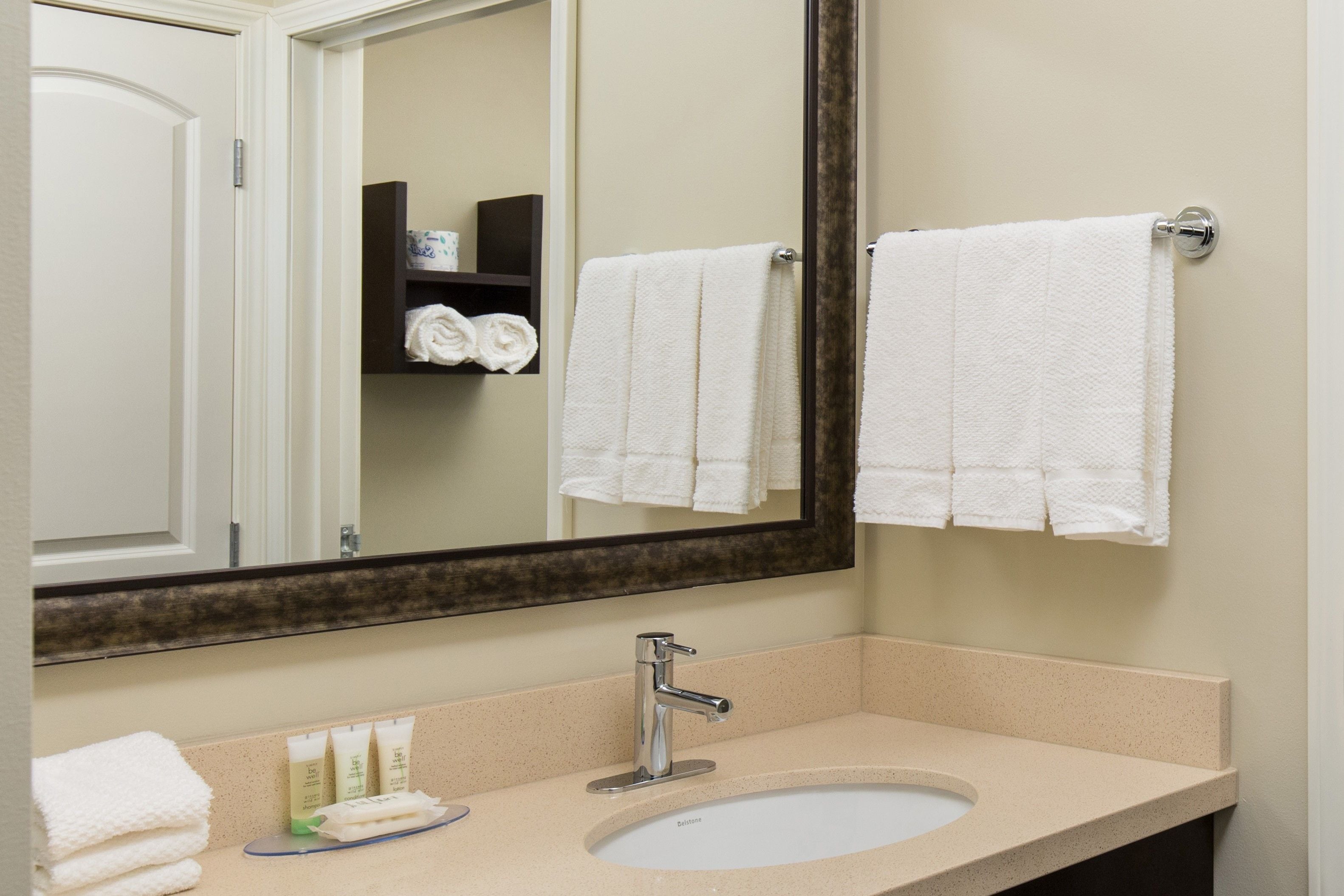Free toiletries, hair dryer, towels, soap
