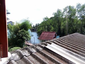 Blick von der Unterkunft