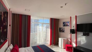 Comfort dubbelrum | 1 sovrum, individuell inredning, unika möbler och strykjärn/strykbräda