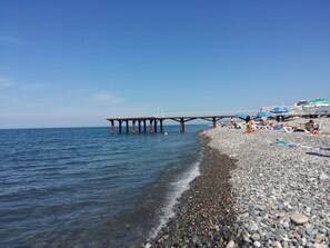 Beach nearby, beach towels