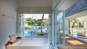 Luxury Villa, 2 Bedrooms, Private Pool, Sea View | Bathroom