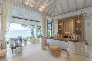 Lobby sitting area
