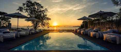 Lyxvilla - 2 sovrum - privat pool - havsutsikt | Utsikt mot havet/stranden