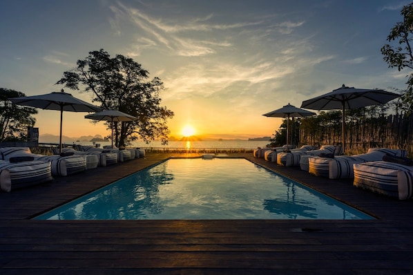 Luxury Villa, 2 Bedrooms, Private Pool, Sea View | Beach/ocean view