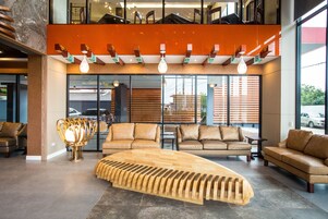 Sala de estar en el lobby