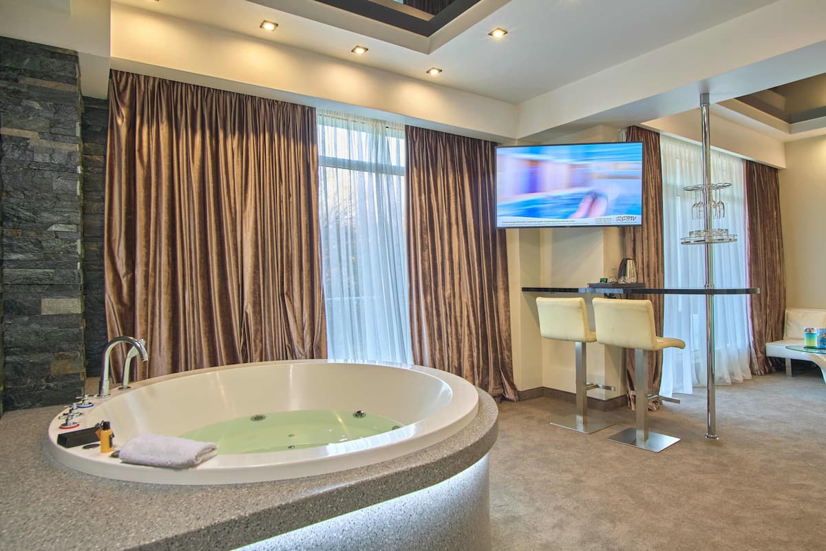 Doppia Luxury, 1 camera da letto | 1 camera, biancheria da letto di alta qualità, minibar