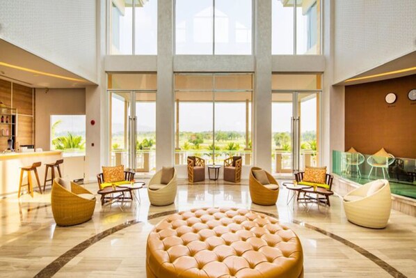 Sala de estar en el lobby