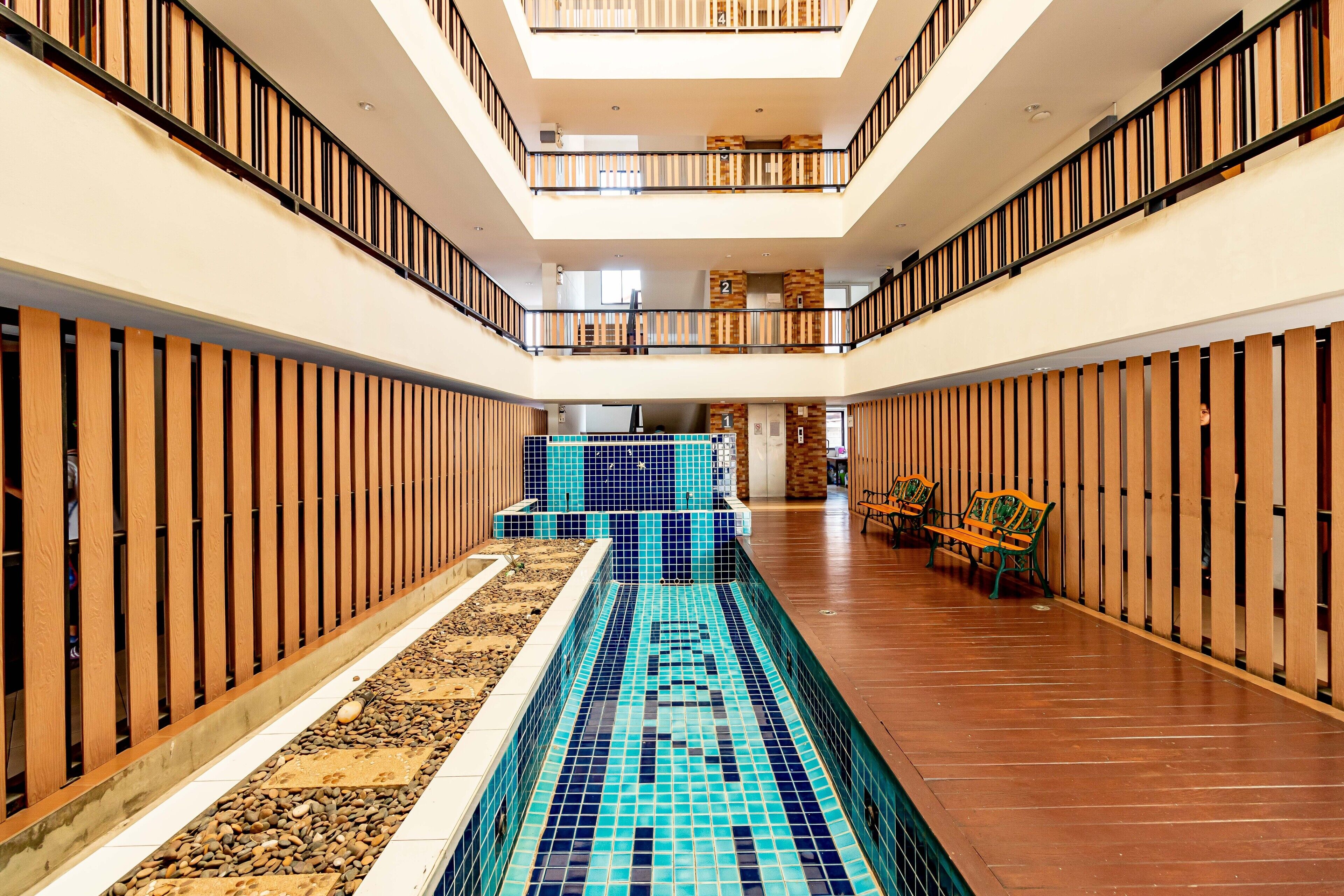 Indoor pool, outdoor pool