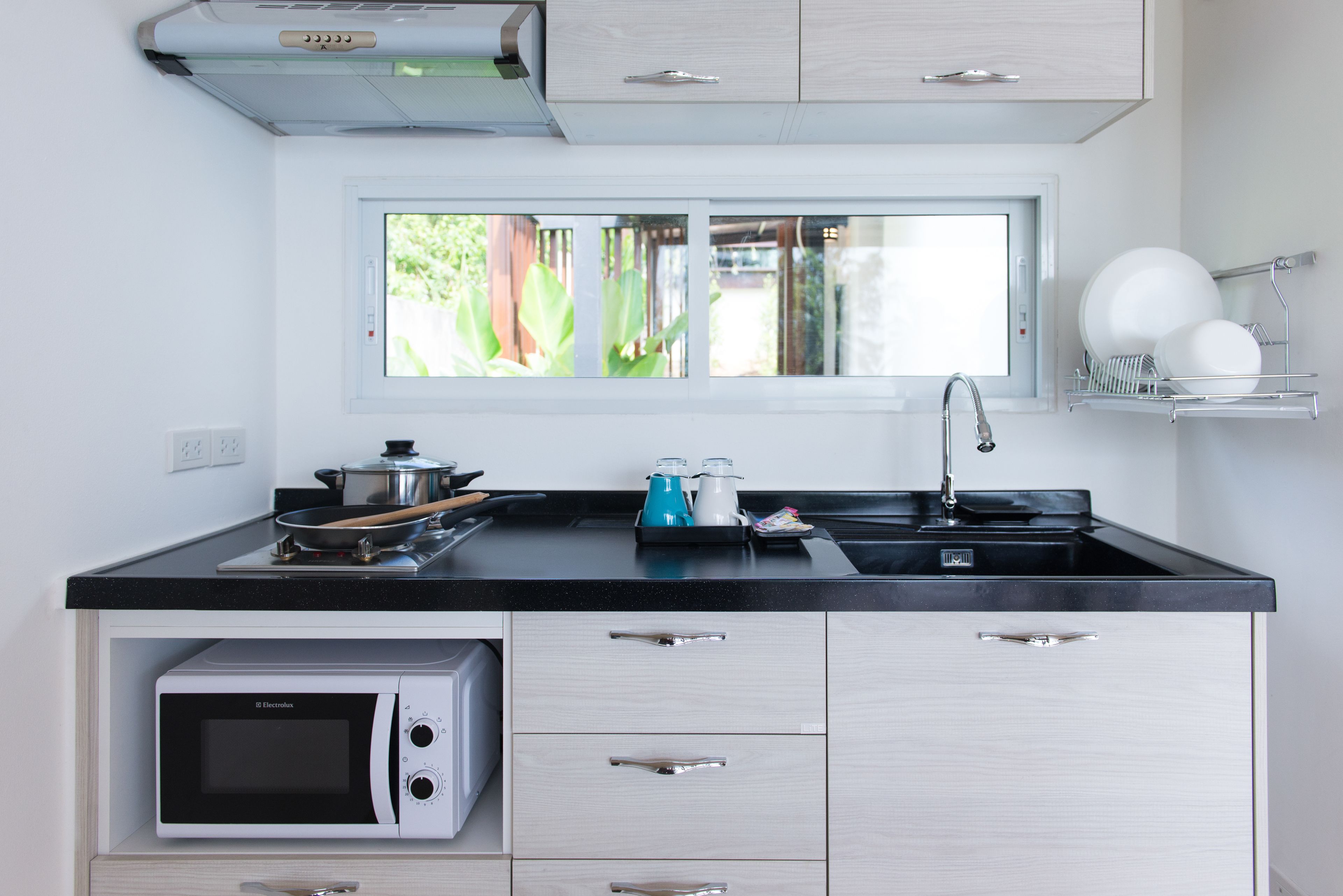 secluded sea view - hill suite with kitchen | private kitchen | fridge, electric kettle, eco-friendly cleaning products