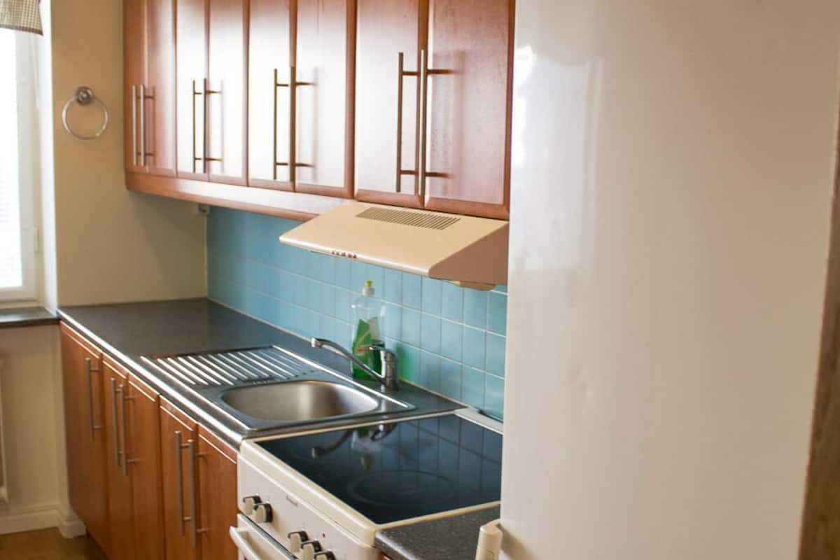 Quadruple Room, Kitchen | Dapur peribadi | Peti sejuk, ketuhar gelombang mikro (atas permintaan)