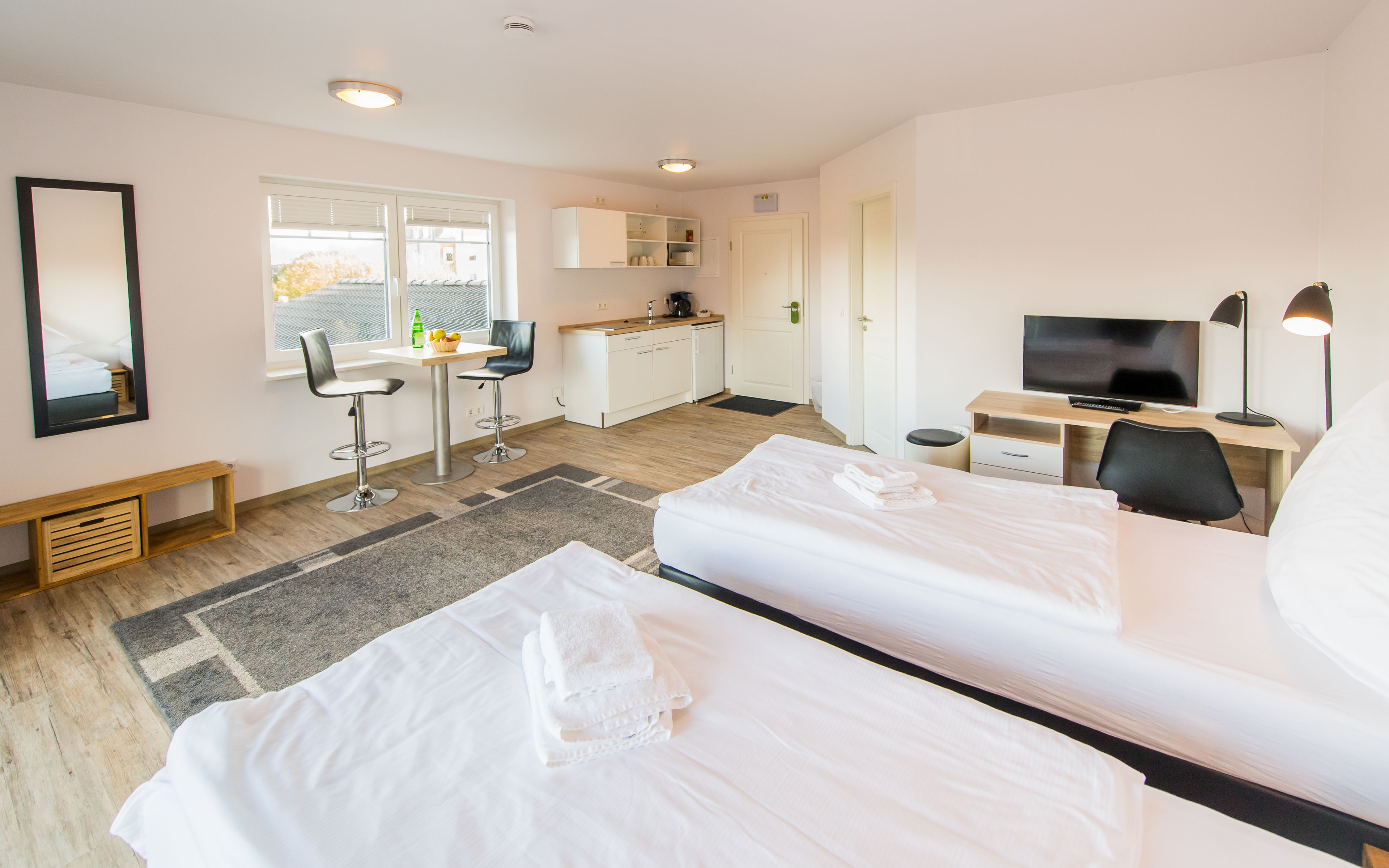 Minibar, Wi-Fi gratuit, draps fournis