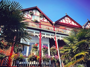 Fassade der Unterkunft