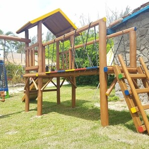 Children's play area - outdoor - Pousada Vivamar (Saquarema)