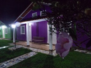 Front of property – evening/night