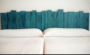 Desk, free cots/infant beds, free WiFi, bed sheets