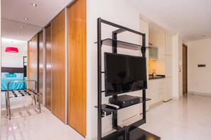Apartamento Deluxe | 1 dormitorio, ropa de cama de alta calidad, edredones de plumas
