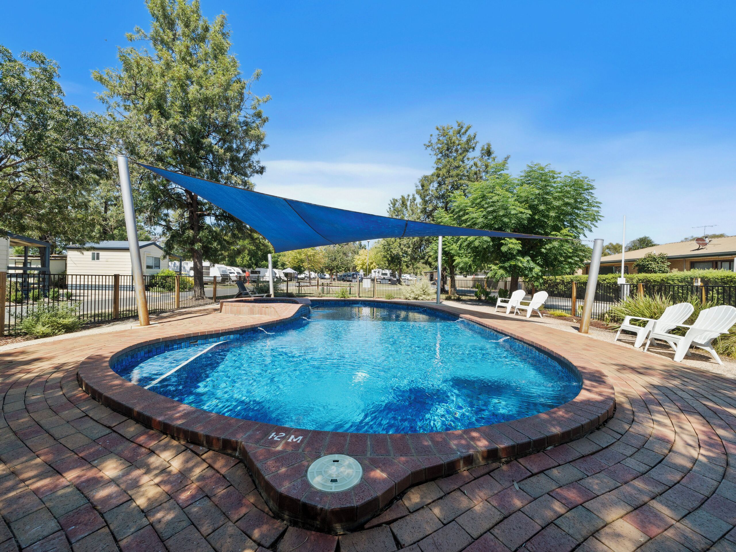 Seasonal outdoor pool