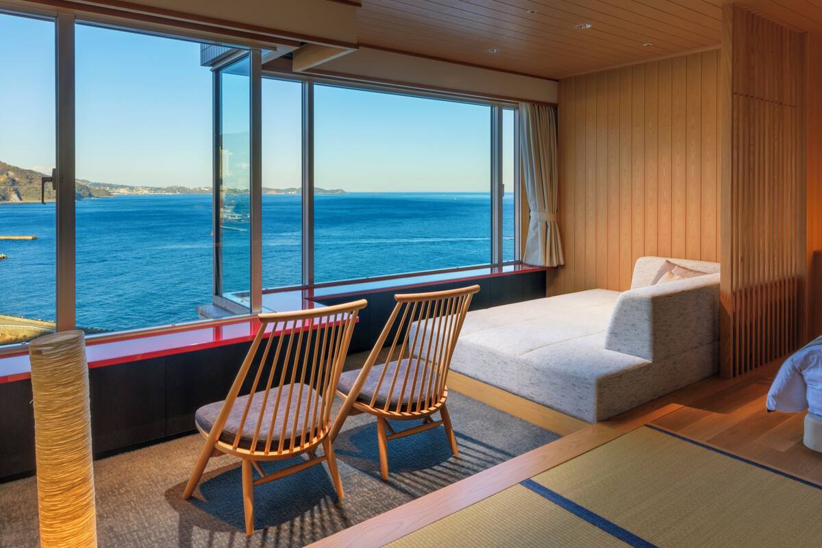 excellency room (2 beds + 2 futons) | in-room safe, desk, blackout curtains, iron/ironing board