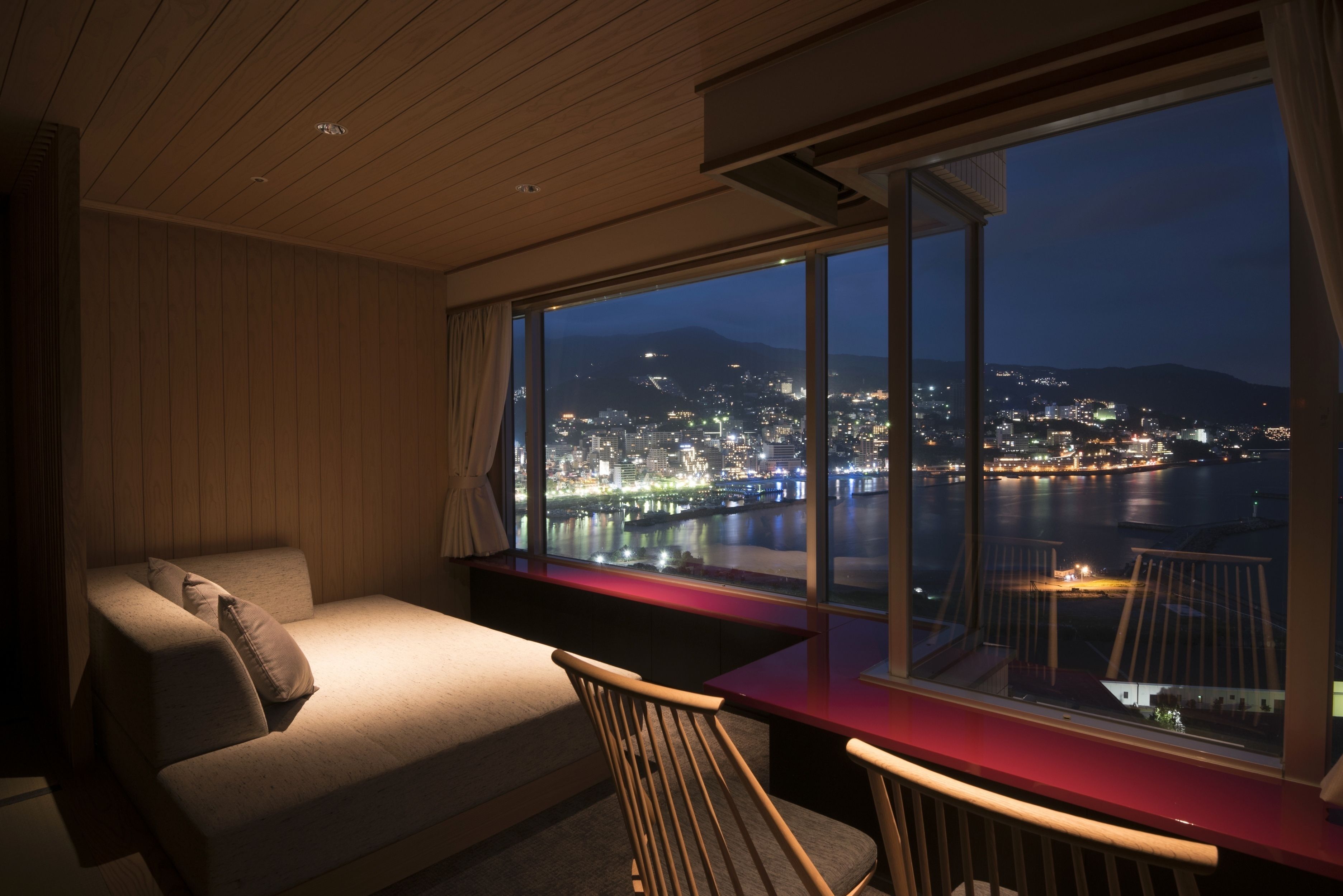 excellency room (2 beds + 2 futons) | view from room