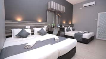 Family Suite | Bar mini, peti besi dalam bilik, kalis bunyi, Wi-fi percuma