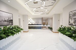 Interior entrance