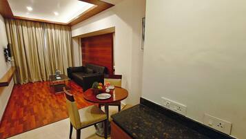 Suite | Living area | 32-inch LCD TV with digital channels
