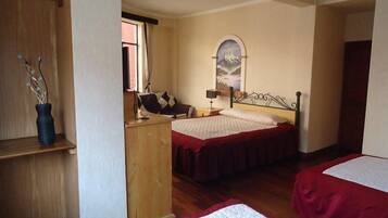 Quadruple Room, Private Bathroom | In-room safe, soundproofing, free WiFi