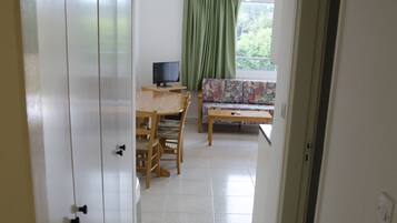 Apartment, 1 Bedroom, Terrace | Living area | Flat-screen TV