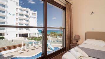 Exclusive-Villa, eigener Pool, Meerblick (No.5) | Zimmersafe, Bügeleisen/Bügelbrett, kostenloses WLAN, Bettwäsche