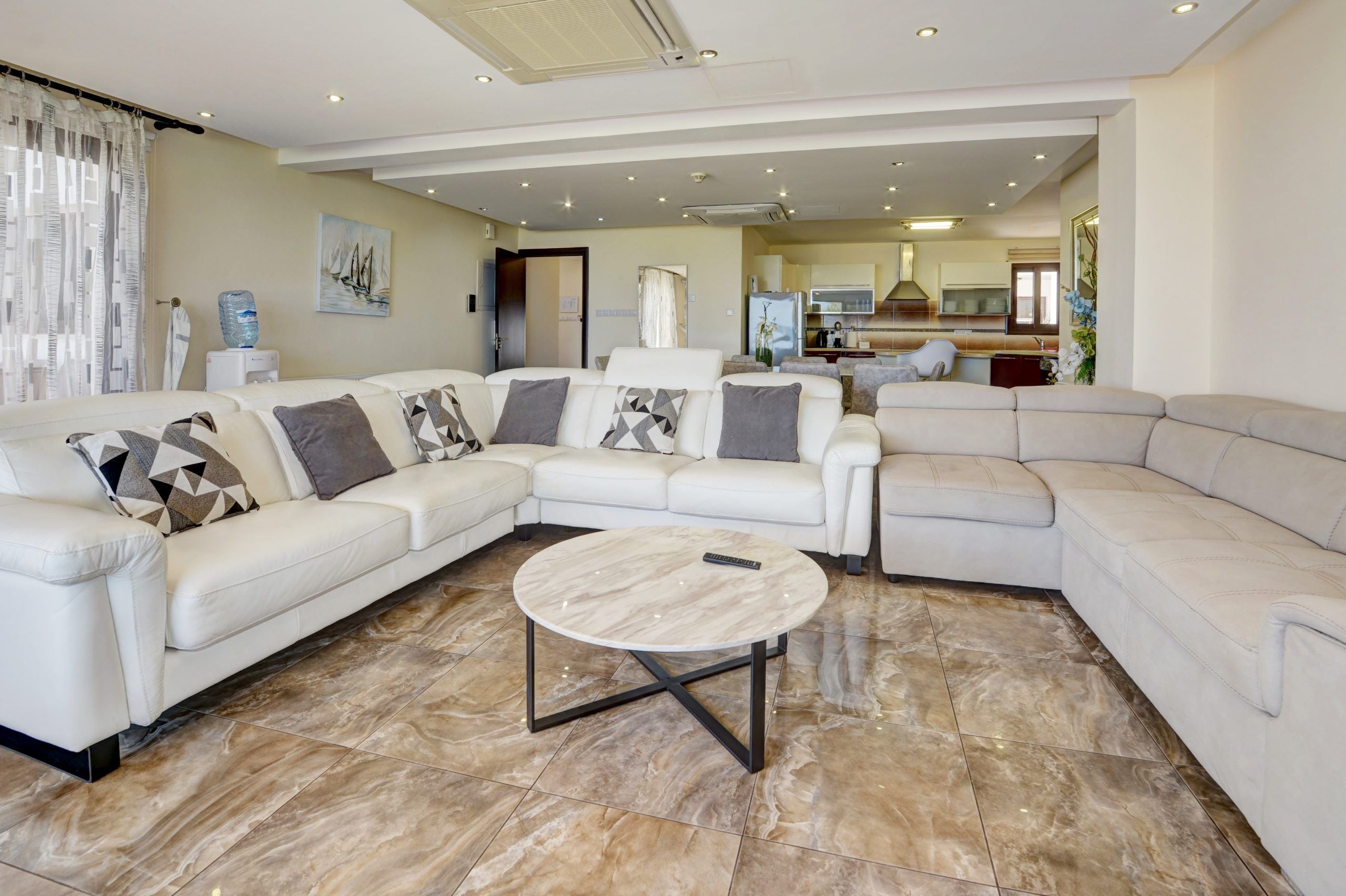Villa, Private Pool, Beach View (No.13) | Living room | Flat-screen TV
