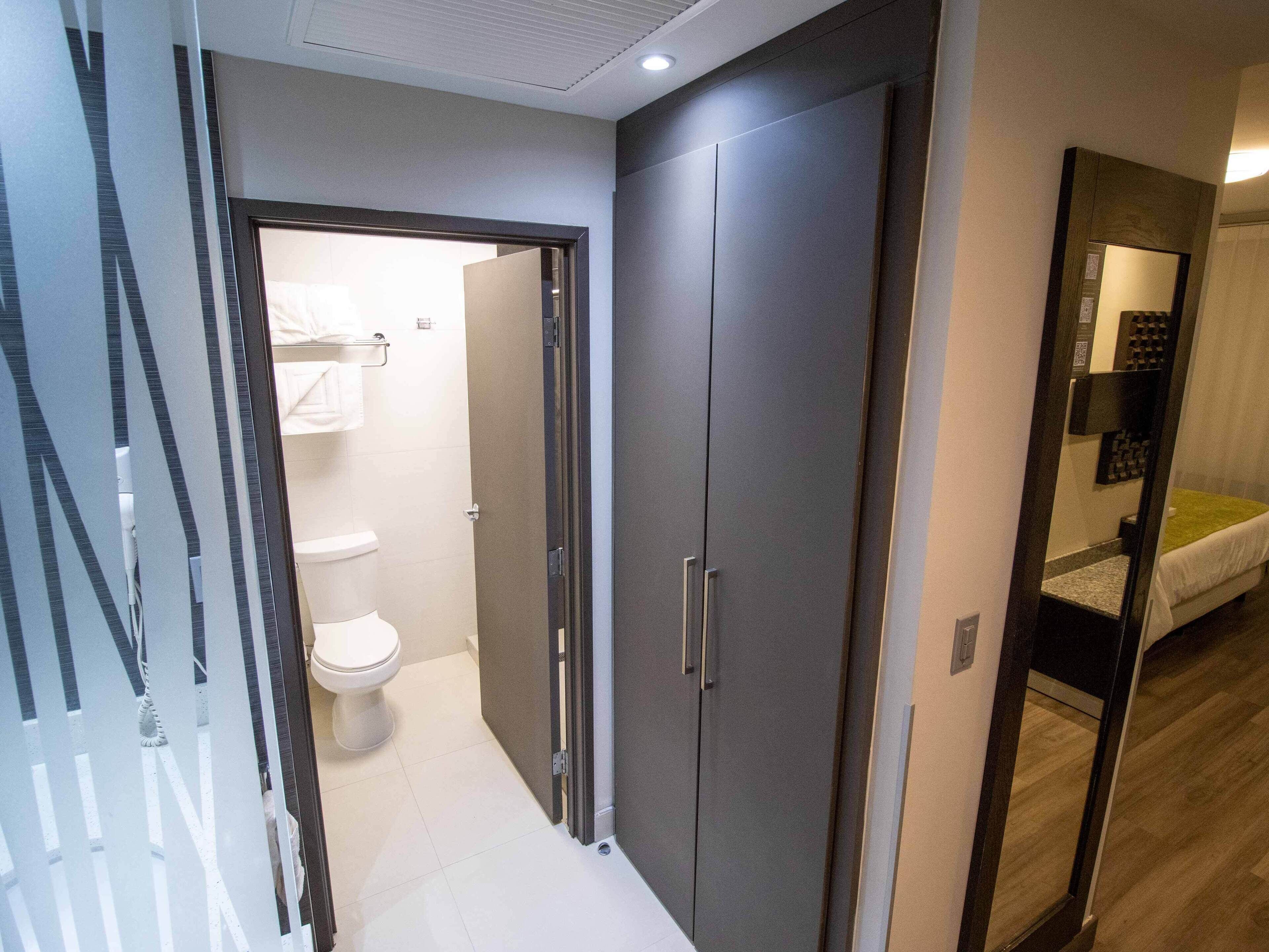 Family Room, 1 King Bed with Sofa bed, Ground Floor | Bathroom | Shower, hair dryer, towels, soap