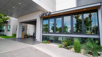 Overnatningsstedets facade