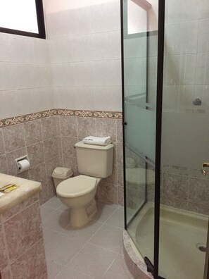 Suite | Baño | Regadera, amenidades de baño gratuitas, secadora de cabello, toallas 