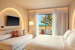 Deluxe Room Sea View | In-room safe, desk, soundproofing, iron/ironing board - Zeus Kos Beach (Kos)