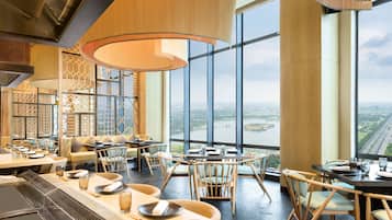 Breakfast, lunch and dinner served