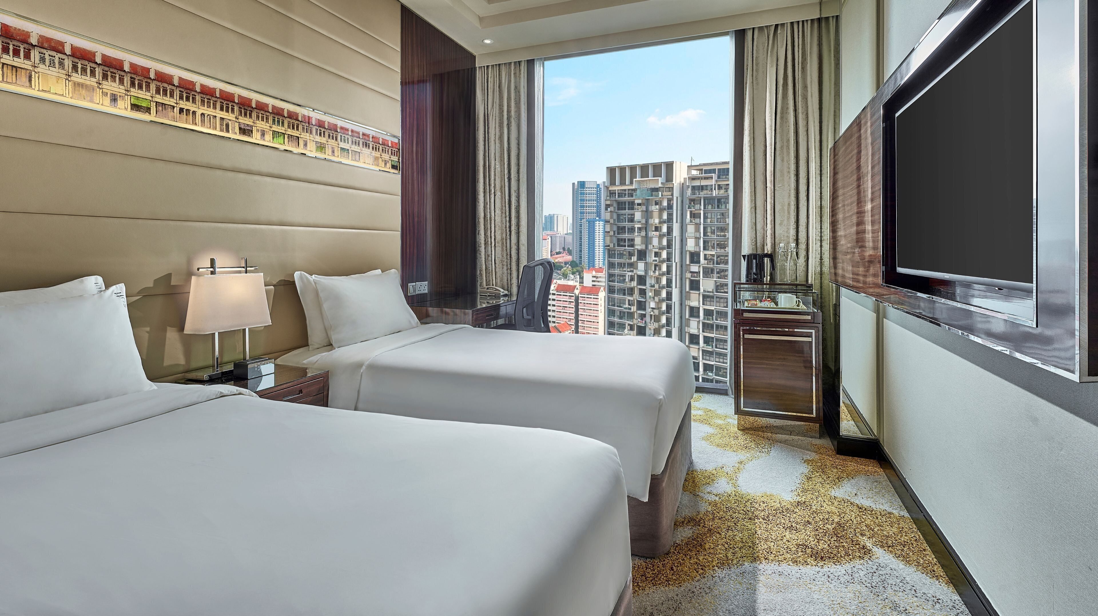 Minibar, in-room safe, blackout drapes, soundproofing