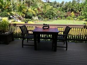 Terrace/patio - JJ's Retreat (Rarotonga)