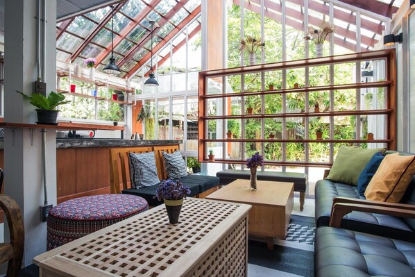 Zona de estar del vestíbulo