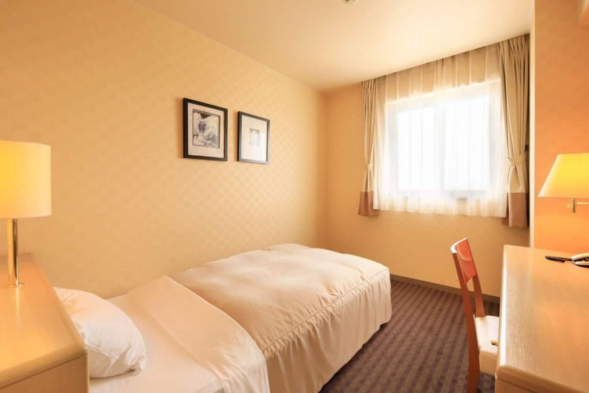 Desk, blackout curtains, iron/ironing board (on request), free WiFi
