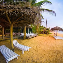 Private beach