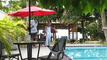 Seasonal outdoor pool