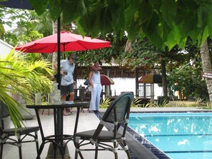 Seasonal outdoor pool