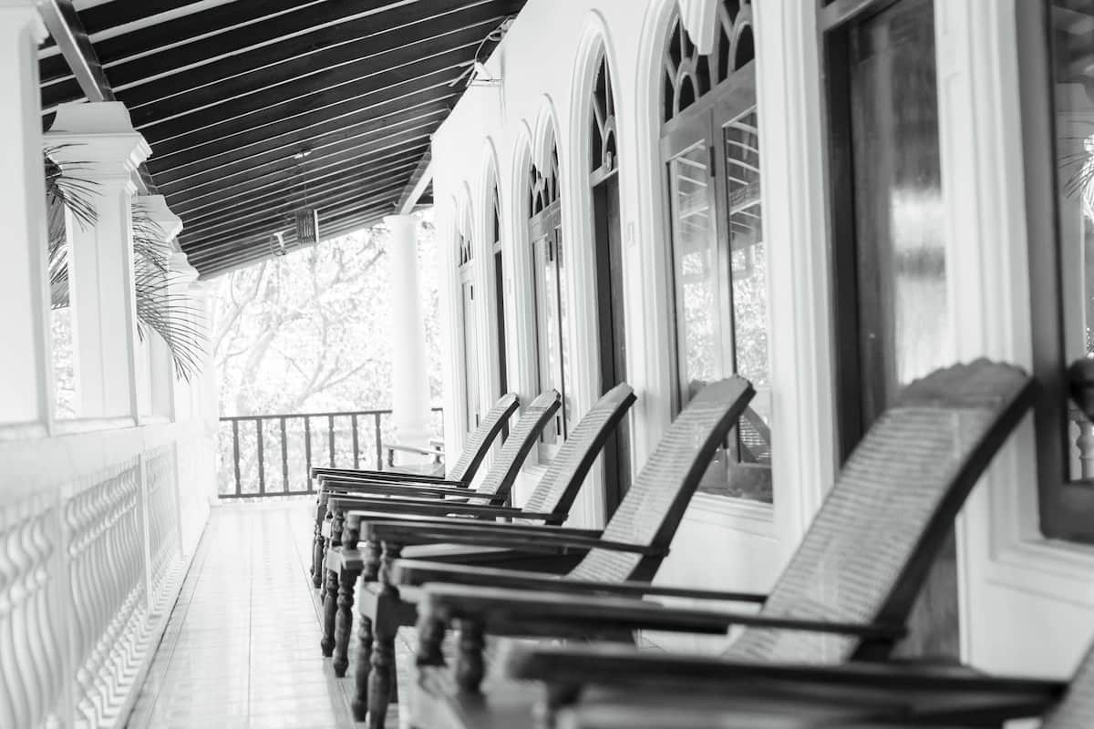 Chambre Standard double, balcon | Coffre-fort, décor unique, ameublement unique, bureau