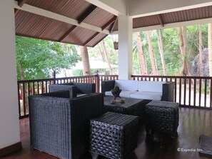 Lobby sitting area